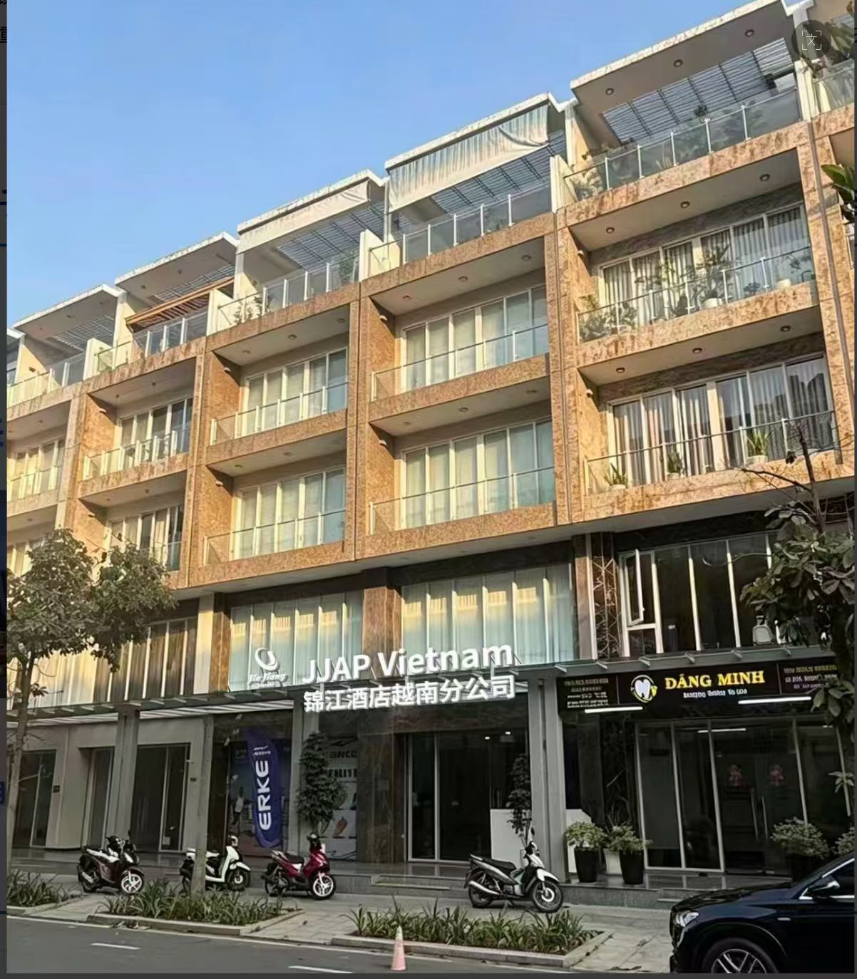 Jin Jiang hotel exterior in a Southeast Asian gateway city